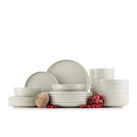 VICTO Elegancija Keramički Servis za Jelo, 24 kom.