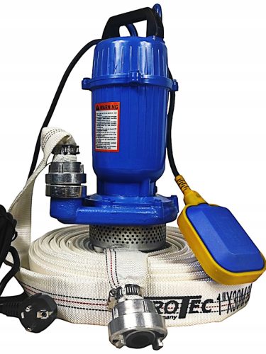 Pumpa za vodu Eurotec 2650 W s plovakom za prljavu i čistu vodu, snage 2650W + crijevo 30M 1"