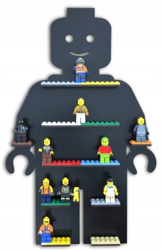 Eko-Život Minifigure Polica za 30 Figura