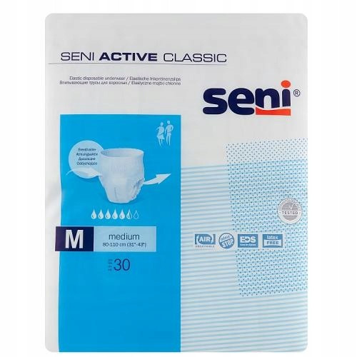 Seni aktivne pelene Classic M 30 komada