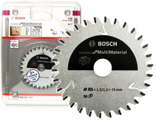 Bosch Optiline Wood 85x15mm 30-zubna pila za GKS 12V-26