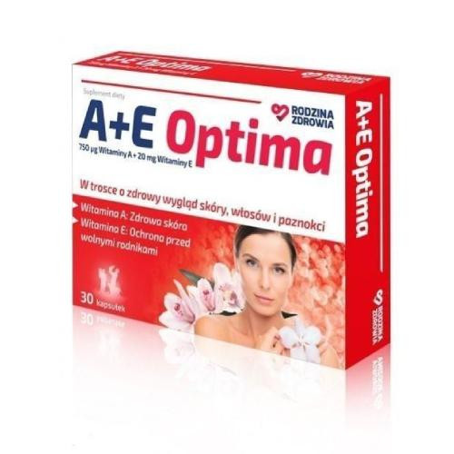 Dodatak prehrani Obiteljsko Zdravlje A+E Optima, 30 kapsula
