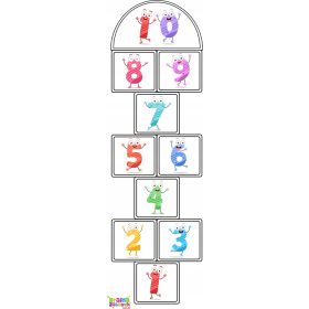  Animacijska ploča MAT HOPSCHOOL GAME - 100x300 cm A