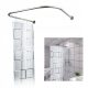 Tuš šipka za tuširanje Whitedream 80-130 x 0 mm crna