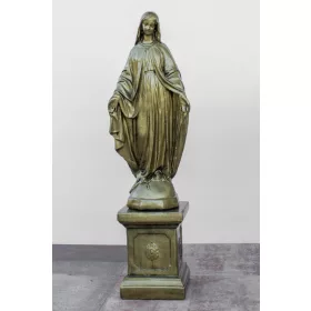  Vrtne figure Gospe Majke Božje na postolju