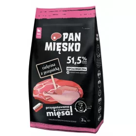  Pan Meso teletina sa prepelicama 3kg za štence