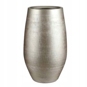    Edelman saksija 29 cm x 29 x 50 cm, keramika, nijanse žute i zlatne