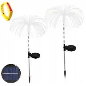   Solarna utičnica za vrtnu svjetiljku - Omisport ugradna solarna svjetiljka, bijela, 55 cm, 1000 kom.