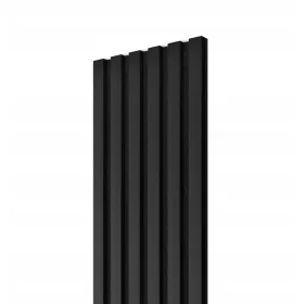 Ukrasne letvice Lamele3D 30x275 cm mat crne