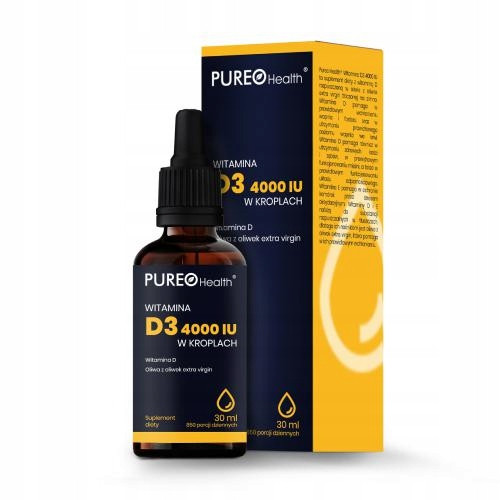 Vitamin D3 4000 IU za jačanje imuniteta PUREO HEALTH 30 ml
