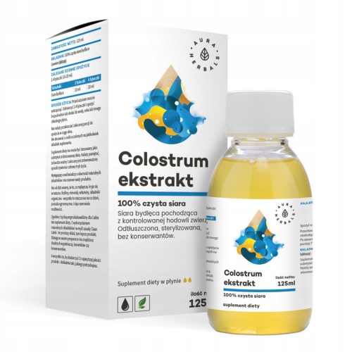 100% Čista Goveđa Kolostrum - Ekstrakt 125 ml, Bez Dodataka