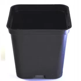    Zoigarden posuda za cvijeće 7 cm x 7 x 7 cm promjer 7 cm crna plastika