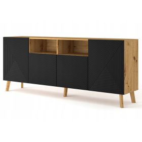    Bim Furniture LUXI komoda 194,8 x 41,8 x 80cm artisan hrast mat