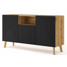    Bim Furniture LUXI komoda 146 x 41,8 x 80cm artisan hrast mat