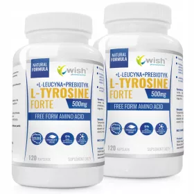   L-Tyrosine Forte 500mg + L-Leucina + Prebiotik - Suplement bez umjetnih punila