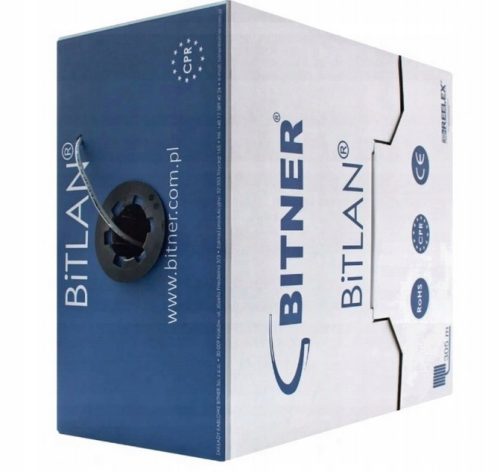 Bitner TI0006 U/UTP upredena parica, kat. 5e, 1 m, siva