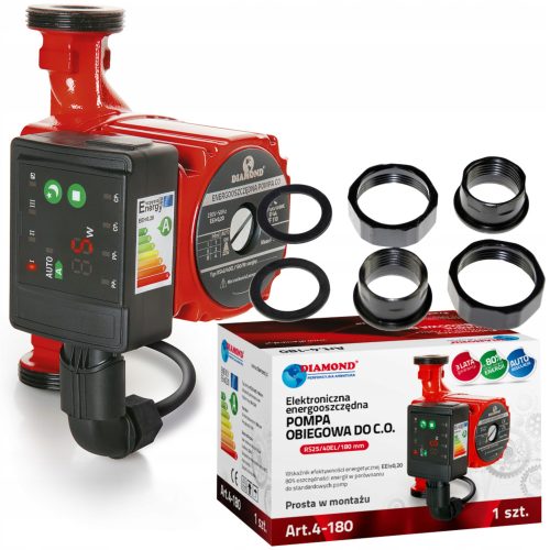 DIJAMANTNA ELEKTRONIČKA CIRKULACIJSKA PUMPA 230 V 50 Hz 22 W 180 mm