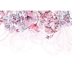 Zidna slika LIŠĆE PRIRODA AKVAREL 294x260 02 F