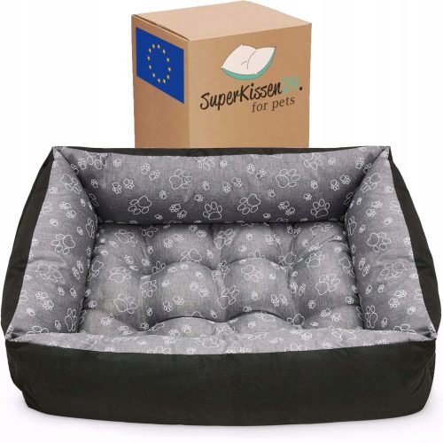  Superkissen24 ogradica za pse nijanse sive 60 cm x 45 cm