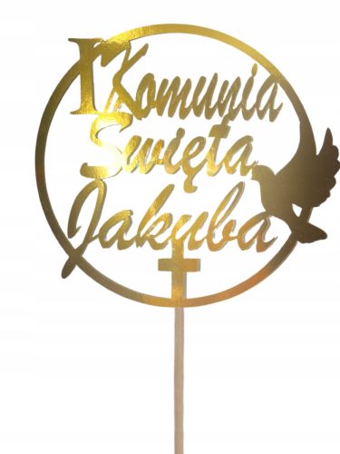Topper za prvu svetu pričest s imenom Zlatni ogledalo