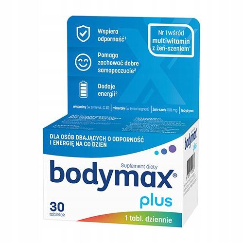 BODYMAX Plus dodatak za imunitet i energiju, 30 tableta