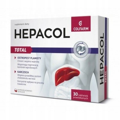 Hepacol Total dodatak prehrani za zdravu jetru 30 tableta