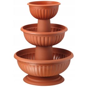    Form-Plastična posuda za cvijeće 45 cm x 45 x 57,5 cm plastična terakota