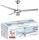 Profi-Care PROFICARE stropni ventilator srebrno/siva