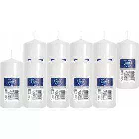   10× Tradicionalna parafinska svijeća bez mirisa Aura 1 kom + odgovara DABSTER.PL A38 38
