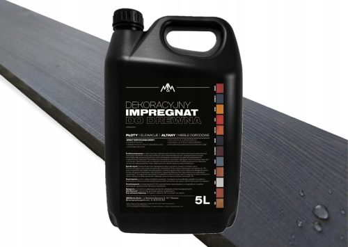 IMPREGNAT boja za drvo M&M antracit 5l