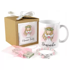    Sweet Emotion suvenir za prvu pričest, šalica, narukvica, kasica