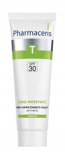 Krema za lice Pharmaceris T Sebo-moistatic SPF 30 za aknama oštećenu kožu