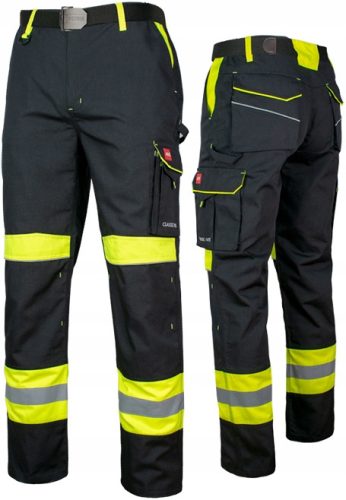 ART.MAS Duge Radne Hlače Classic-Vis Reflektirajuće Hlače do Struka Vel.48