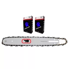 Vodilica pile - 2x jak FC lanac + vodilica 45 cm | 3/8"