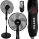 Crni HAXON DAX Stojeci Podni Ventilator