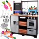 Dječja Drvena Kuhinja Loft s Hladnjakom ZA4129