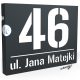 Printima kućni broj 30 x 40 cm antracit