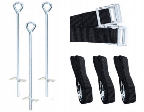 Sigurnosne sidra za trampolin set od 3 komada
