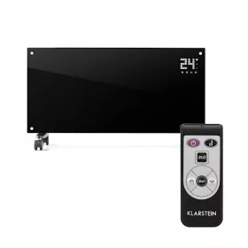 Klarstein Elegantna Konvektorska Grijalica 2000 W Crna
