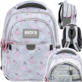   BackUP školski ruksak za djevojčice Króliczki Wróżki Baletnice 24l