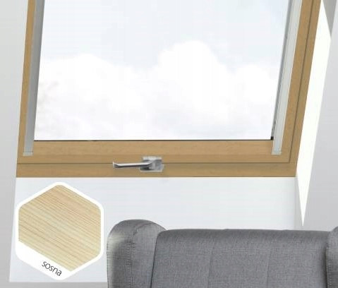 FAKRO PTP-V/PI U4 78x118 PVC-bor BOJA ANTRACIT