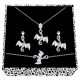 SILVER DRAGON JEWELRY SET