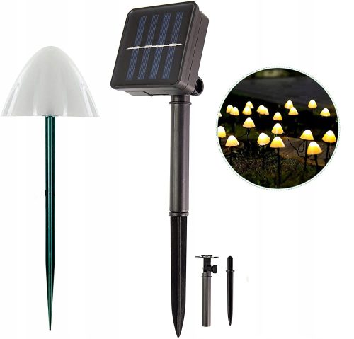  Solarna lampa, bijela, 20 cm, 12 kom.