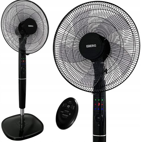 EBERG Ron podni ventilator crni