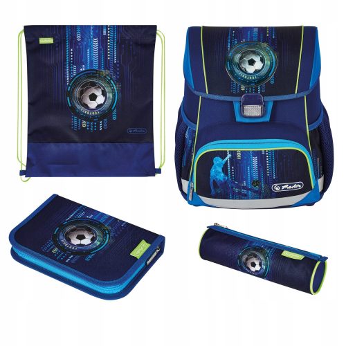 Loop Plus Soccer školski set torbe za djecu od 6-9 godina Herlitz