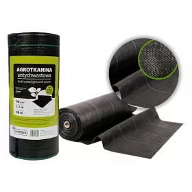   Agrotekstil - Poljoprivredna tkanina za malčiranje (protiv korova) Skarden crna 110 x 5000 cm 90 g/m²