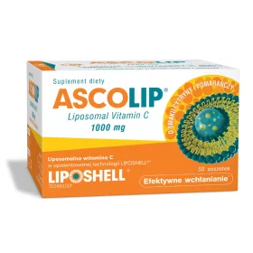   ASCOLIP® liposomalni vitamin C 1000 mg s okusom limuna i naranče - 30 gel vrećica