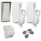 Domofon Cyfral Cosmo R2 set srebrni