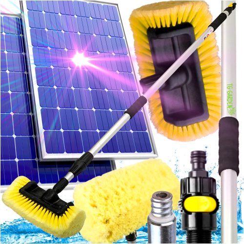Profesionalna teleskopska četka za čišćenje solarnih panela 5m set