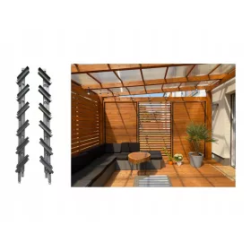   Tenda, sjenilo za vrt - Poklopac, prostirka 10 x 60 cm, plastika
